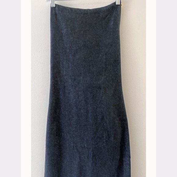 NWT Lac Et Mel Designer Denim Halter Mini Dress EU 36 - Picture 3 of 7